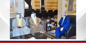رئيس مجلس الوزراء بالجمهورية اللبنانية يستقبل سفير مملكة البحرين لدى الجمهورية اللبنانية والمقيم في دمشق - لايف نيوز