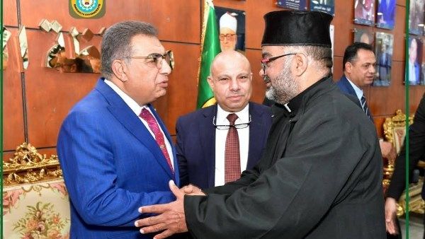 راعي الأقباط الكاثوليك بالمنصورة يهنئ محافظ الدقهلية بعيد الأضحى |صور راعي الأقباط الكاثوليك بالمنصورة يهنئ محافظ الدقهلية بعيد الأضحى |صور