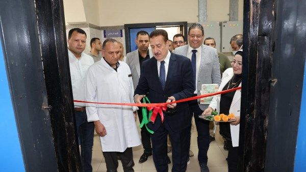 محافظ المنوفية يفتتح وحدة العناية المركزة والأشعة المقطعية بمستشفى صدر منوف