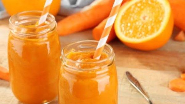 طرق لتخزين عصير البرتقال والجزر