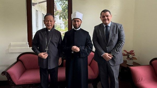 رئيس أساقفة مانيلا يستقبل وزير الأوقاف لبحث التعاون المشترك وتبادل الزيارات رئيس أساقفة مانيلا يستقبل وزير الأوقاف لبحث التعاون المشترك وتبادل الزيارات