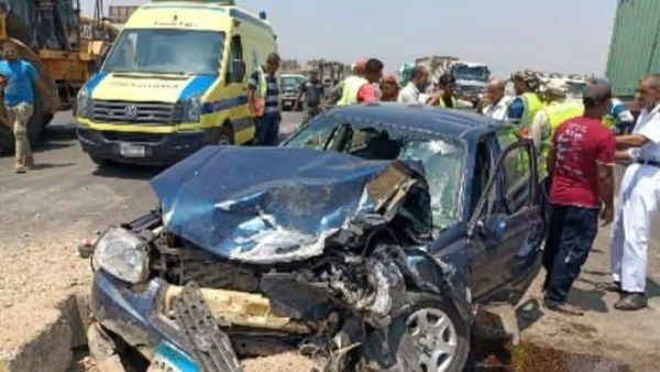 إصابة 4 أشخاص في تصادم سيارتين على الطريق الإقليمي بالمنوفية إصابة 4 أشخاص في تصادم سيارتين على الطريق الإقليمي بالمنوفية