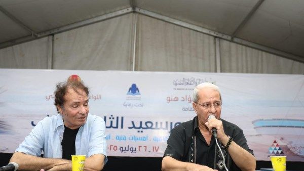 حمدي الوزير بمعرض بورسعيد: تركت الهندسة من أجل الفن وشاركت فى المقاومة الشعبية