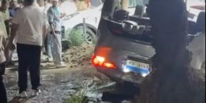 نقل المصابين للمستشفى.. حالة حادث تصادم بين سيارة ملاكي وموتوسيكل في الحوامدية - لايف نيوز