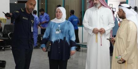 القلاف تفقدت صالة الركاب بادارة جمارك الموانئ الشمالية وجزيرة فيلكا - لايف نيوز