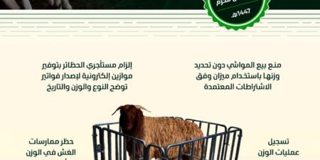 البيئة: (6) ضوابط لبيع المواشي الحية بالوزن ابتداء من غرة محرم - لايف نيوز