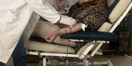 تبرعك بالدم حياة تجميع مايزيد عن 150 قربة بالدقهلية - لايف نيوز