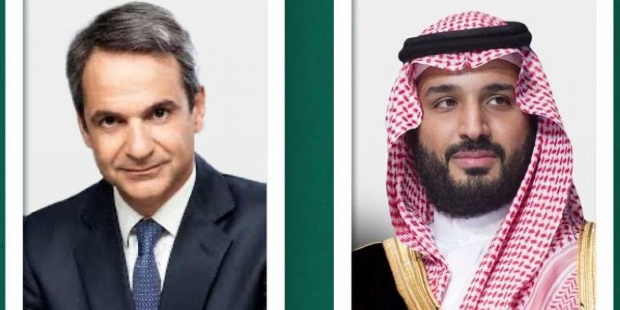 ولي العهد ورئيس الوزراء اليوناني يبحثان أحداث المنطقة - لايف نيوز