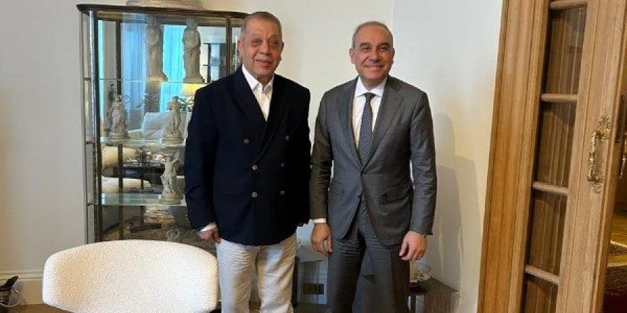 السفير علاء يوسف يستقبل النائب أسامة شرشر بالسفارة المصرية في فرنسا - لايف نيوز